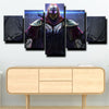 5 piece canvas art framed prints League of Legends Zed live room decor-1200 (1)