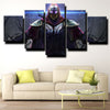 5 piece canvas art framed prints League of Legends Zed live room decor-1200 (3)