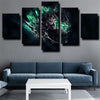 5 piece canvas art framed prints League of Legends decor picture-1220 (3)