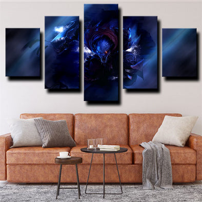 5 piece canvas art framed prints League of Legends home decor-1221 (1)