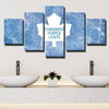 5 piece canvas art framed prints Leaves White Maple Leaf wall picture-1204 (2)