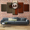 5 piece canvas art framed prints MLB  The G's team LOGO wall picture-1201 (4)