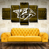 5 piece canvas art framed prints Mustard Cats Ceiling home decor-1204 (2)