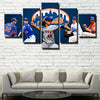 5 piece canvas art framed prints NY Mets Jacob deGrom wall decor-1201 (1)