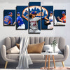 5 piece canvas art framed prints NY Mets Jacob deGrom wall decor-1201 (3)