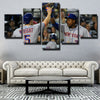 5 piece canvas art framed prints NY Mets Outfielder Curtis Granderson home decor-1201 (3)