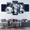 5 piece canvas art framed prints NY Yankees Aaron Judge wall decor-1201 (2)