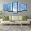 5 piece  canvas art framed prints  New York Rangers  live room decor1207 (1)