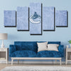 5 piece canvas art framed prints Nuckers powder blue ice wall decor-1201 (4)