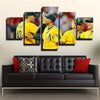 5 piece canvas art framed prints   Oakland Athletics  Team live room decor1228 (2)