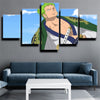 5 piece canvas art framed prints One Piece Roronoa Zoro home decor-1200 (3)