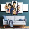 5 piece canvas art framed prints One Piece Trafalgar Law wall picture-1200 (1)