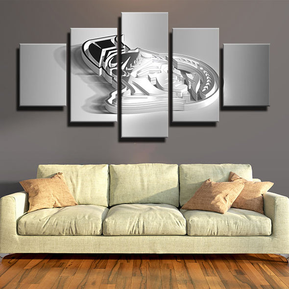 5 piece canvas art framed prints Pesky Sens White 3D decor picture -1217 (1)