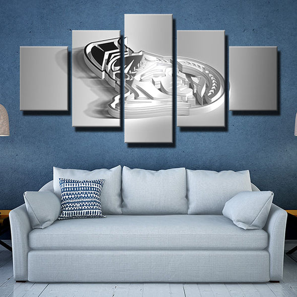 5 piece canvas art framed prints Pesky Sens White 3D decor picture -1217 (3)