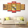  5 piece  canvas art framed prints  Real Madrid CF live room decor1207 (2)