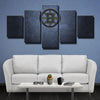 5 piece canvas art framed prints Spokes blue black live room decor-1204 (1)