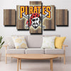 5 piece canvas art framed prints The Bucs Badge wall picture-1204 (3)