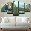 5 piece canvas art framed prints The Legend of Zelda Princess wall decor-1622 (2)