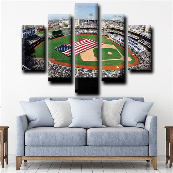 5 piece canvas art framed prints The Pads wall picture-1204 (2)