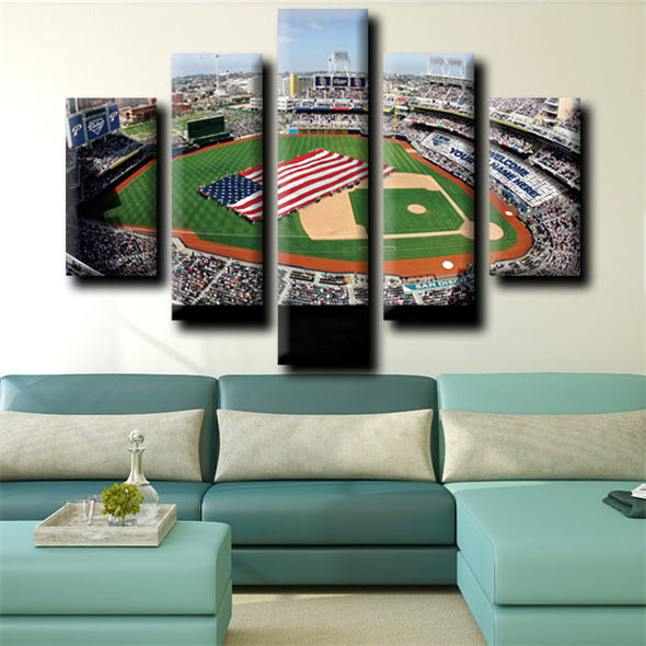5 piece canvas art framed prints The Pads wall picture-1204 (3)