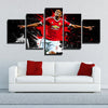 5 piece canvas art framed prints The Red Devils Martial black wall decor-1234 (1)