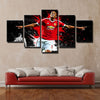 5 piece canvas art framed prints The Red Devils Martial black wall decor-1234 (2)