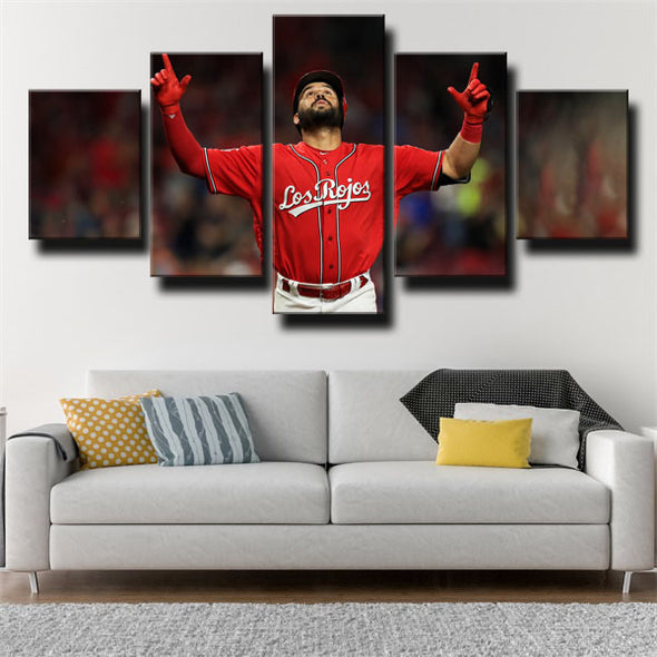 5 piece canvas art framed prints The Redlegs Nicolle decor picture-1220 (1)