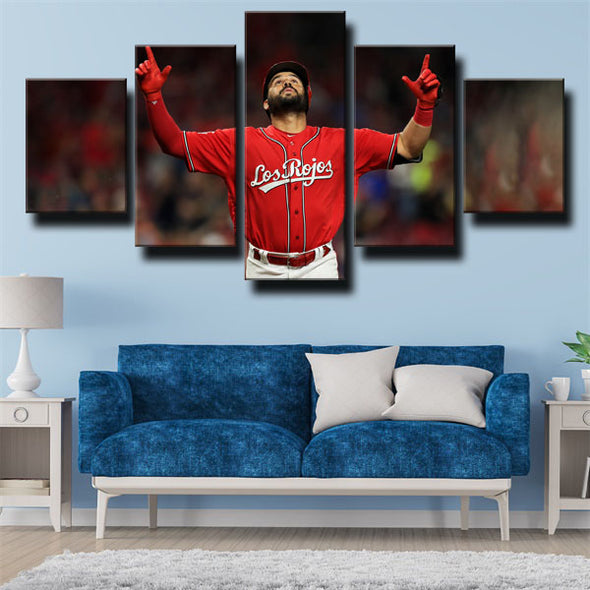 5 piece canvas art framed prints The Redlegs Nicolle decor picture-1220 (2)