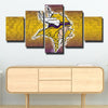5 piece canvas art framed prints ViQueens yellow Irregular wall decor-1203 (2)