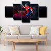 5 piece canvas art framed prints Washington Capitals Ovechkin decor-1222 (2)