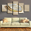 5 piece canvas art framed prints arsenal logo live room decor-1235 (4)