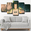 5 piece canvas art framed prints dragon ball Android 17 wall picture-1904 (3)