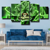 5 piece canvas art framed prints dragon ball Broly green home decor-1921 (1)
