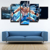 5 piece canvas art framed prints dragon ball Goku phantom home decor-2052 (2)