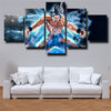 5 piece canvas art framed prints dragon ball Goku phantom home decor-2052 (3)