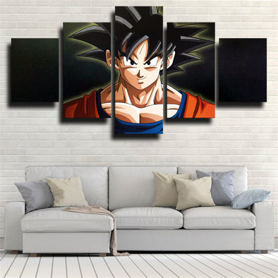 5 piece canvas art framed prints dragon ball Goku wall decor Classic-2053 (1)