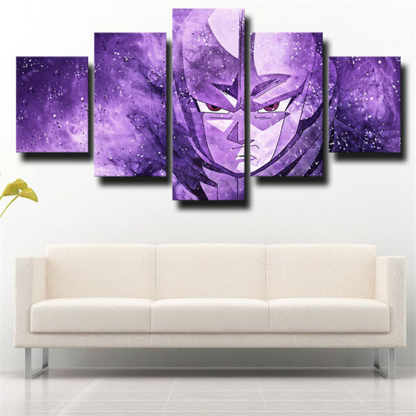 5 piece canvas art framed prints dragon ball Hit wall decor purple-2078 (2)