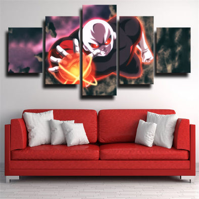 5 piece canvas art framed prints dragon ball Jiren decor picture red-2013 (1)