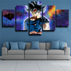5 piece canvas art framed prints dragon ball purple Goku wall picture-1985 (2)