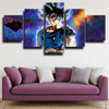 5 piece canvas art framed prints dragon ball purple Goku wall picture-1985 (3)