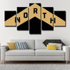 5 piece canvas art framed prints the Big Smoke north home decor-1213 (2)