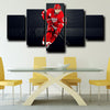  5 piece canvas art prints Detroit Red Wings Datsyuk room decor-1221 (3)