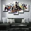 5 piece canvas art prints FC Barcelona Forward Neymar home decor-1238 (1)