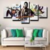 5 piece canvas art prints FC Barcelona Forward Neymar home decor-1238 (2)