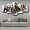 5 piece canvas art prints FC Barcelona Forward Neymar home decor-1238 (3)