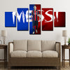 5 piece canvas art prints FC Barcelona Forward messi home decor-1206 (2)