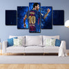5 piece canvas art prints FC Barcelona Forward messi home decor-1218 (4)