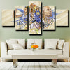 5 piece canvas art prints Golden State Warriors Curry home decor-1243  (4)