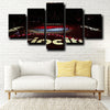 5 piece canvas art prints Trail Blazers Moda Center arena home decor-1201 (2)