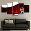 5 piece canvas frame art prints Redskins Helu live room decor-1222 (4)
